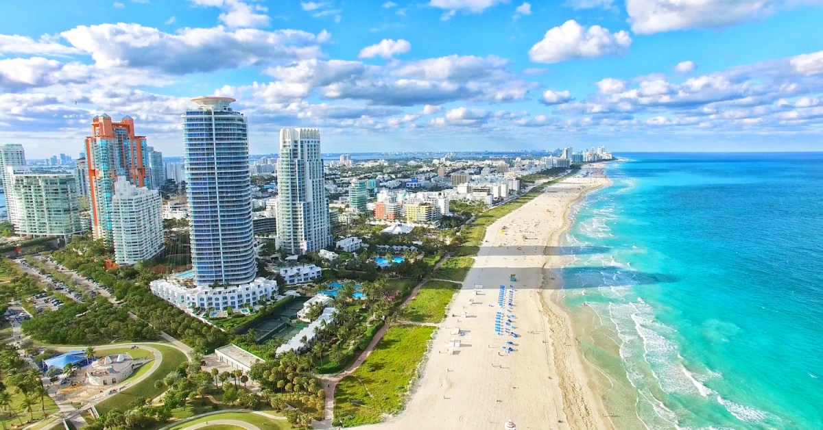 Plaża Miami Beach - plaża Miami Vice - najpopularniejsza plaża w Miami